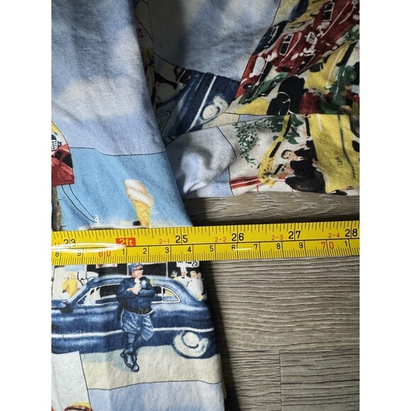 The Saturday Evening Post Men's X-Large Blue Short Sleeve Button Down. - Picture 6 of 6